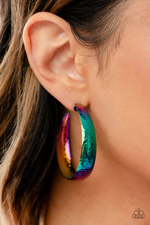 Paparazzi Futuristic Flavor - Multi Earring