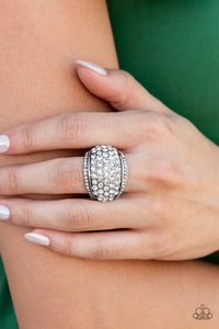 Paparazzi Running OFF SPARKLE - White Ring