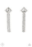 Paparazzi Seasonal Sparkle - White Earrings