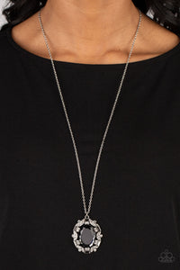 Paparazzi Noble Reflection - Silver Necklace