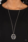 Paparazzi Noble Reflection - Silver Necklace