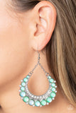 Paparazzi Bubbly Bling - Green Earring