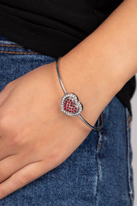 Paparazzi Stunning Soulmates - Red Bracelet