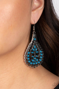 Paparazzi Botanical Beauty - Blue Earring