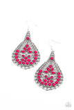 Paparazzi Botanical Beauty - Pink Earring