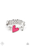 Paparazzi Contemporary Charm - Pink Ring