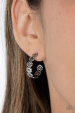 Paparazzi Floral Fad - Silver Earrings