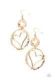 Paparazzi Enchanting Echo - Gold Earring