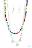 Paparazzi Comet Candy - Multi Necklace