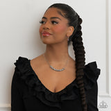 Paparazzi Shimmering High Society - Silver Necklace