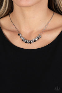 Paparazzi Shimmering High Society - Black Necklace