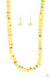 Paparazzi Gobstopper Glamour - Yellow Necklace