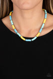 Paparazzi Rainbow Road - Blue Necklace