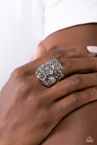 Paparazzi Burnished Bouquet - Silver Ring