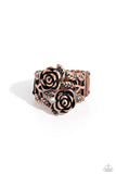Paparazzi Anything ROSE - Copper Ring