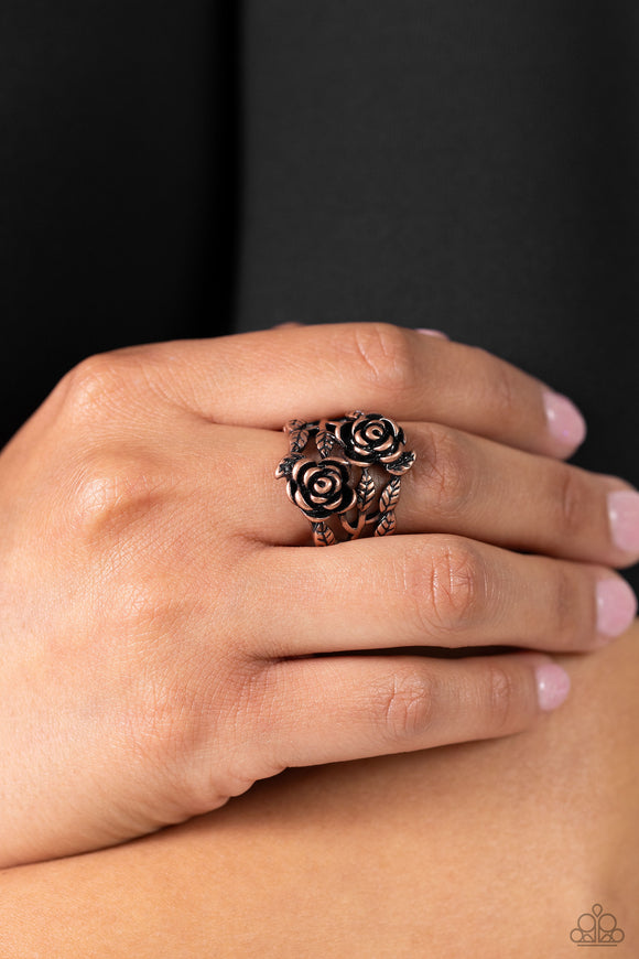 Paparazzi Anything ROSE - Copper Ring