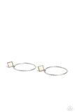 Paparazzi Canyon Circlet - White Earring