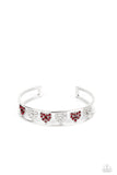 Paparazzi Decadent Devotion - Red Bracelet