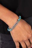 Paparazzi Just Pray - Blue Bracelet