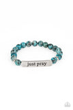 Paparazzi Just Pray - Blue Bracelet