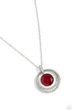 Paparazzi Cats Eye Couture - Red Necklace