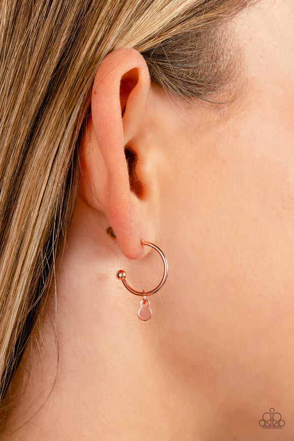 Paparazzi Modern Model - Copper Earring