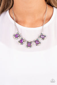 Paparazzi Pearly Pond - Purple Necklace