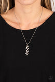 Paparazzi Pearls Before VINE - Silver Necklace