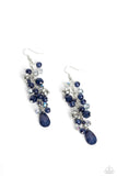 Paparazzi Cheeky Cascade - Blue Earring