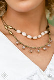 Paparazzi Sheen Season - Brass Necklace