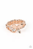 Paparazzi Fetching Flutter - Rose Gold Ring