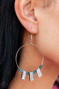 Paparazzi Luxe Lagoon - Blue Earring