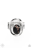 Paparazzi Marble Masterpiece - Black Ring