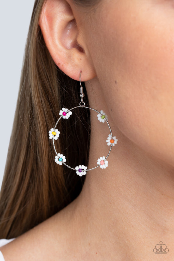 Paparazzi Dainty Daisies - Multi Earring