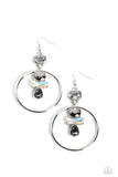 Paparazzi Geometric Glam - Silver Earring