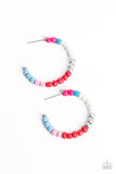 Paparazzi Multicolored Mambo - Pink Multi Earring