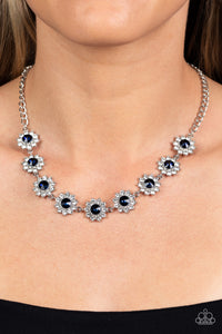 Paparazzi Blooming Brilliance - Blue Necklace