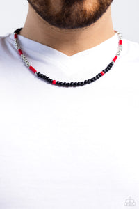 Paparazzi Volcanic Valiance - Red Necklace