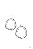 Paparazzi Scintillating Shareholder - Silver Earring