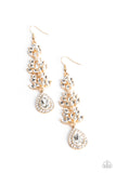 Paparazzi Water Lily Whimsy - Gold Earring