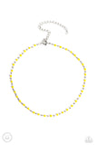 Paparazzi Neon Lights - Yellow Necklace