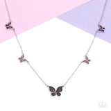 Paparazzi FAIRY Special - Purple Necklace