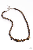 Paparazzi Wild Woodcutter - Brass Necklace