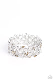 Paparazzi Feathered Finesse - Brown Bracelet