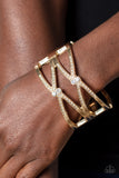 Paparazzi Entrancing Etiquette - Gold Bracelet