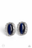 Paparazzi Shimmery Statement - Blue CLIP Earring