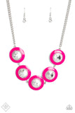 Paparazzi Feminine Flair - Pink Necklace