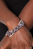 Paparazzi Timeless Trifecta - Purple Bracelet