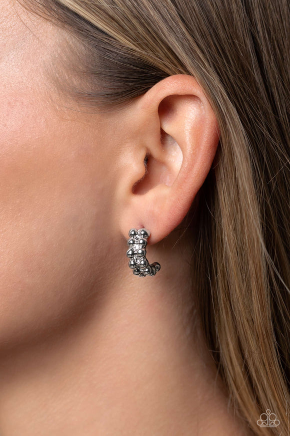 Paparazzi Bubbling Beauty - Silver Earring