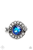 Paparazzi Round Table Runway - Blue Ring